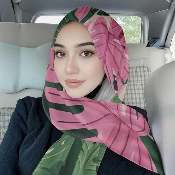 Maryam’s Essential Luxury Premium Printed Polyester Hijab