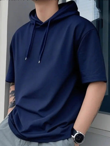 Essential Luxury Men Hoody Everyday Regular Fit Tee