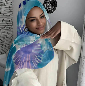 Maryam’s Essential Luxury Premium Printed Polyester Hijab