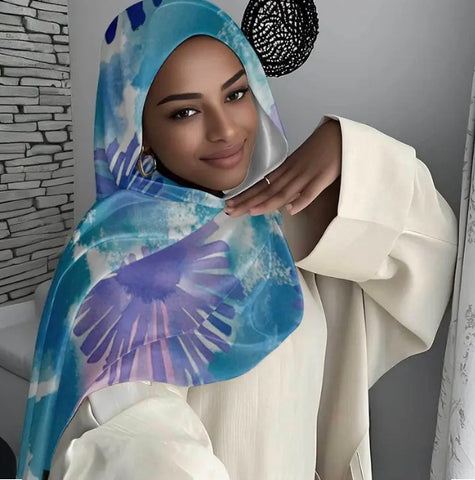 Maryam’s Essential Luxury Premium Printed Polyester Hijab