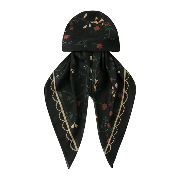 Maryam’s Essential Mature Elegant Vintage Print Pre-Tied Elastic Band Hijab