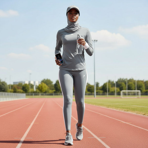 Maryam’s Essential Luxury Muslim Women Sport Stretchy Hijab Baseball Hat