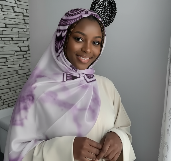 Maryam’s Essential Luxury Premium Printed Polyester Hijab