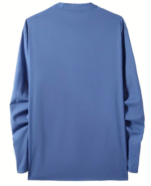 Maryam’s Essential Breathable Button Long Sleeves Cotton Linen Top Tank