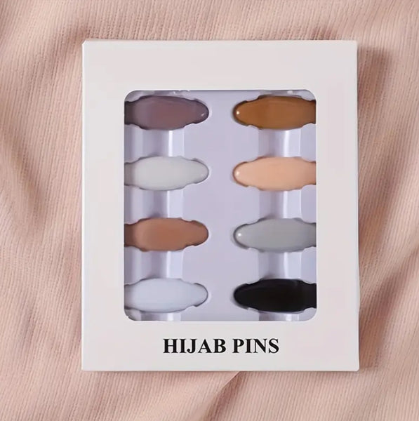 Maryam’s Essential Muslim Colourful Hijab Pins Set