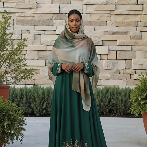 Maryam’s Essential Premium Water Wave Marble Print Chiffon Hijab