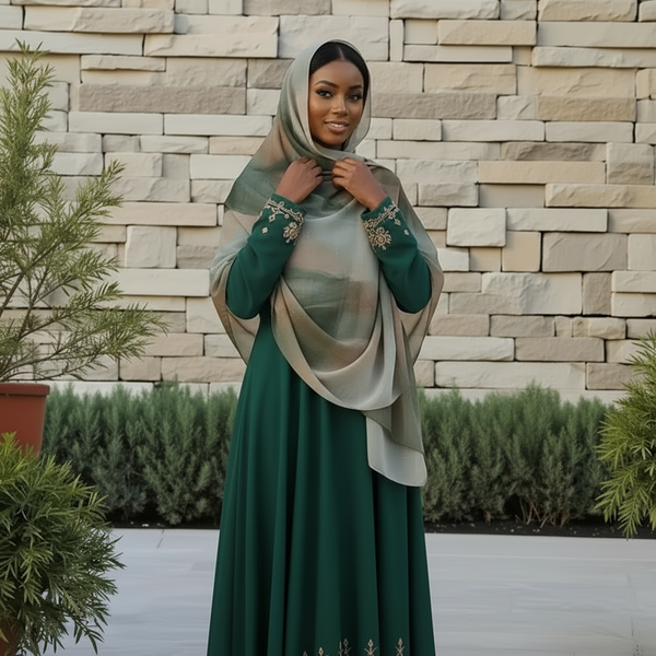 Maryam’s Essential Premium Water Wave Marble Print Chiffon Hijab