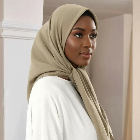 Maryam's Essential Large Premium Diamanté Cotton Viscose Hijab