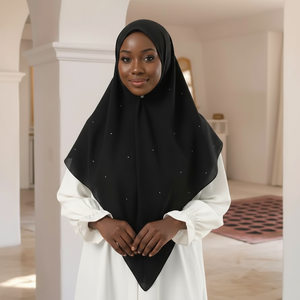 Maryam's Essential Large Premium Diamanté Cotton Viscose Hijab