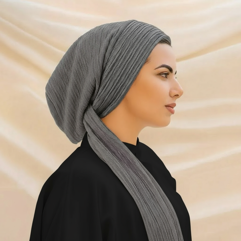 Maryam’s Essential Luxury Lightweight Headscarf With Long Tail