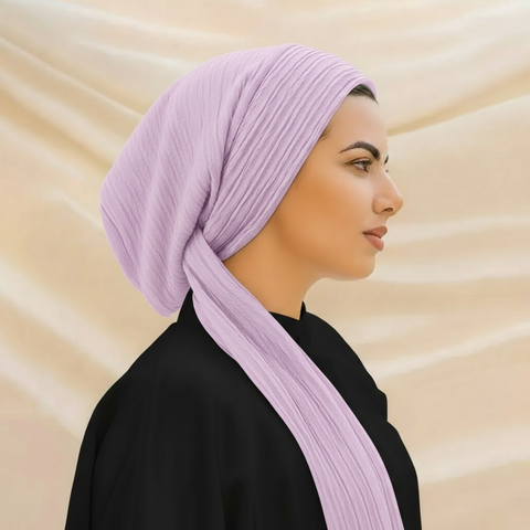 Maryam’s Essential Luxury Lightweight Headscarf With Long Tail