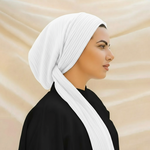 Maryam’s Essential Luxury Lightweight Headscarf With Long Tail