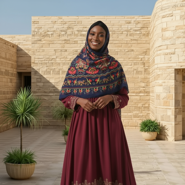Maryam’s Essential Premium Print Chiffon Hijab Scarf