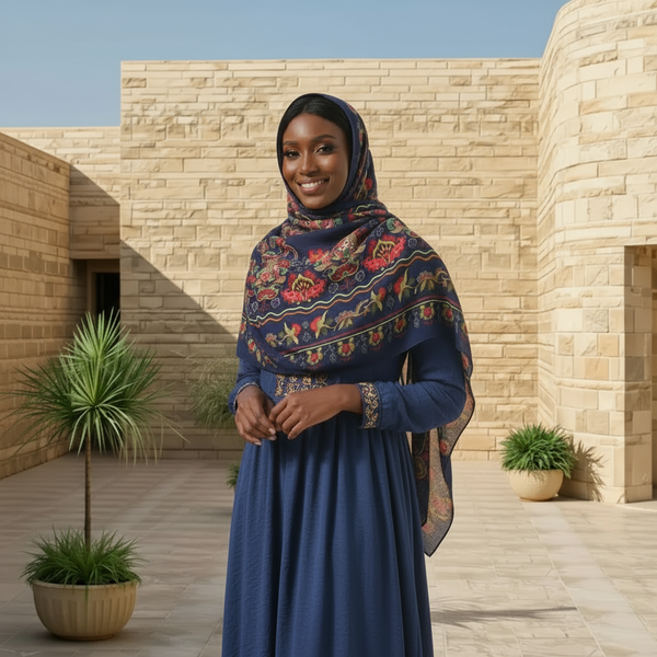 Maryam’s Essential Premium Print Chiffon Hijab Scarf