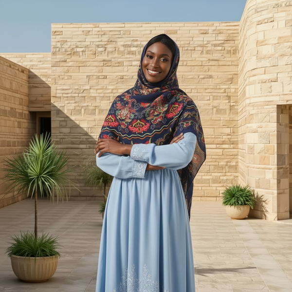 Maryam’s Essential Premium Print Chiffon Hijab Scarf