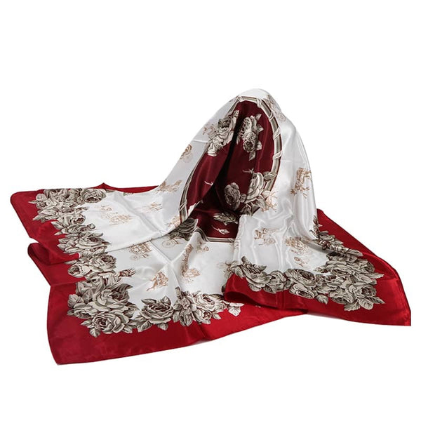 Maryam’s Essential Luxury Silk Polyester Printed Shawl/Hijab