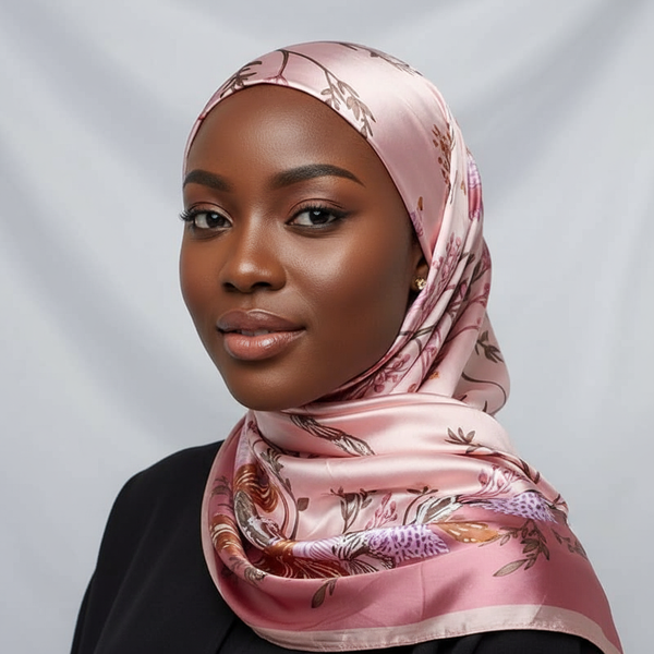 Maryam’s Essential Luxury Silk Polyester Printed Shawl/Hijab