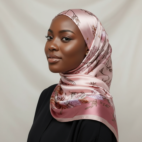 Maryam’s Essential Luxury Silk Polyester Printed Shawl/Hijab