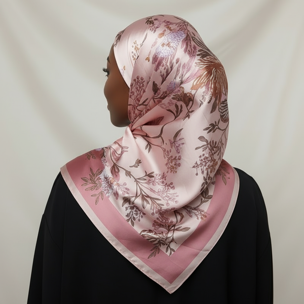 Maryam’s Essential Luxury Silk Polyester Printed Shawl/Hijab