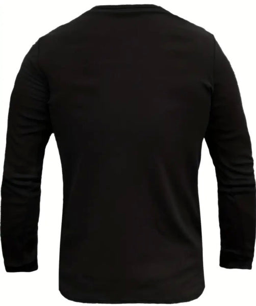 Maryam’s Essential Luxury Casual Breathable V-Neck Button Long Sleeves Shirt