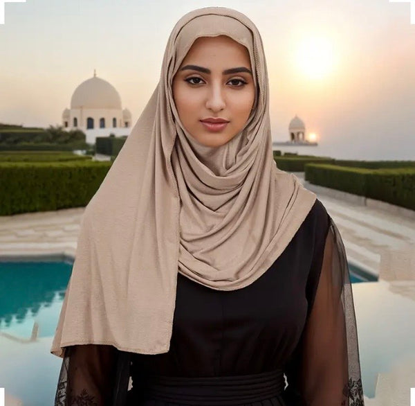 Maryam's Essential Plain Cotton Modal Head Wraps /Hijabs