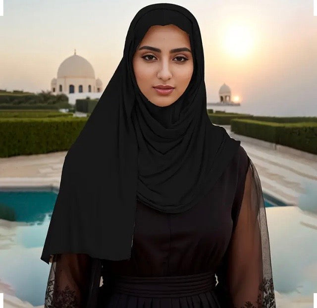 Maryam's Essential Plain Cotton Modal Head Wraps /Hijabs