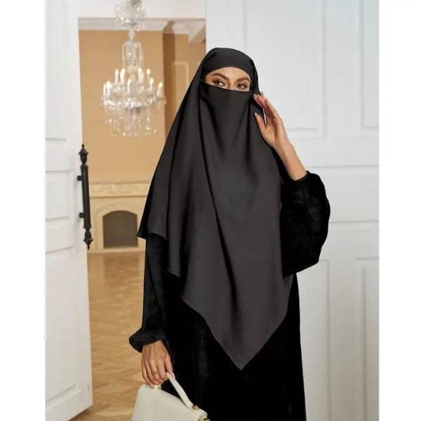 Maryam’s Essential Luxury Plain Khimar Hijab