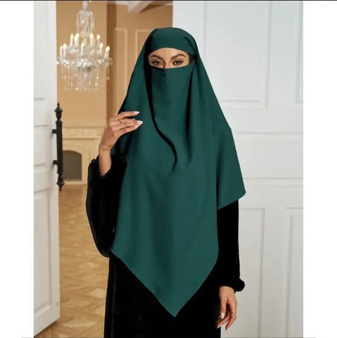 Maryam’s Essential Luxury Plain Khimar Hijab