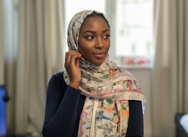 Maryam’s Essential Premium Printed Arabian Chiffon Hijab
