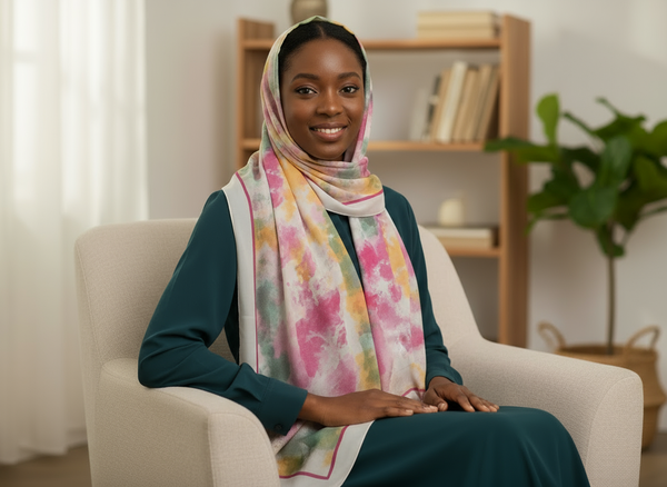 Maryam’s Essential Premium Printed Arabian Chiffon Hijab