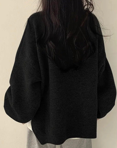 Maryam’s Essential Casual Knit Crew Neck Long Sleeves Pullover Sweater