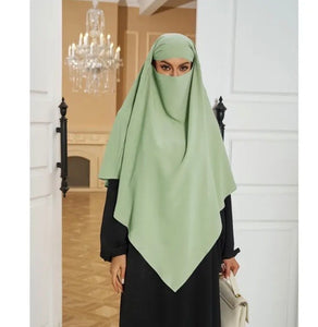 Maryam’s Essential Luxury Plain Khimar Hijab