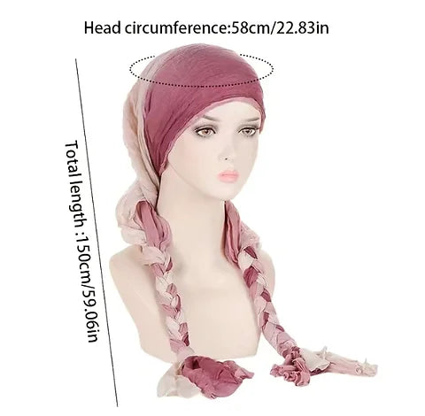 Maryam’s Essential Lightweight Braid Vintage Head Scarf
