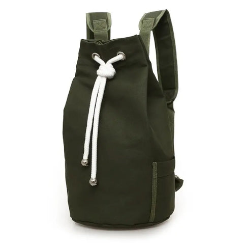 Maryam’s Essential Large Canvas Drawstring Backpack for Sport