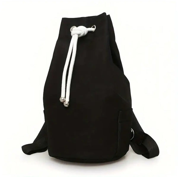 Maryam’s Essential Large Canvas Drawstring Backpack for Sport