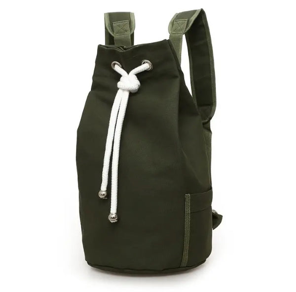 Maryam’s Essential Large Canvas Drawstring Backpack for Sport