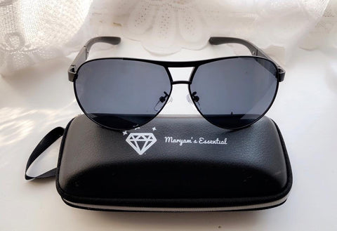 Maryam's Diamond Style Men’s Aviator Polarised Sunglasses UV400 for driving