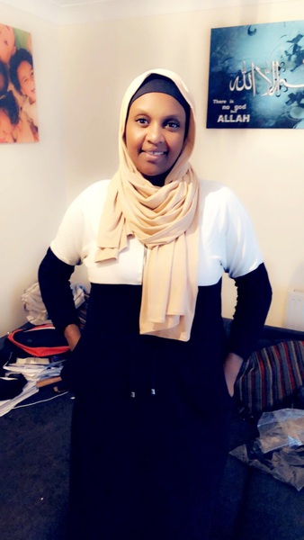 Maryam’s Diamond Style Premium Ribbed Jersey Hijab/Shawl