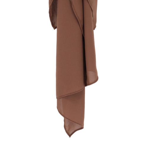 Maryam’s Diamond Style Stretchy Opaque Plain  Chiffon Hijab