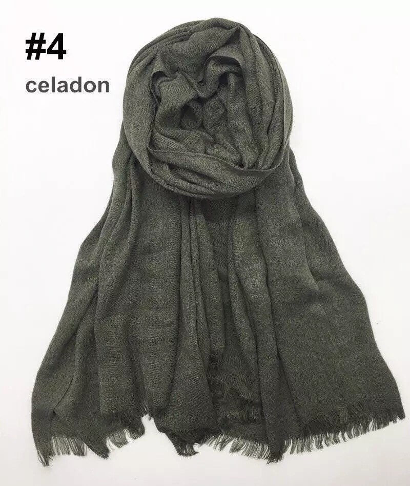 Maryam’s Diamond Style Plain Pashmina Hijab