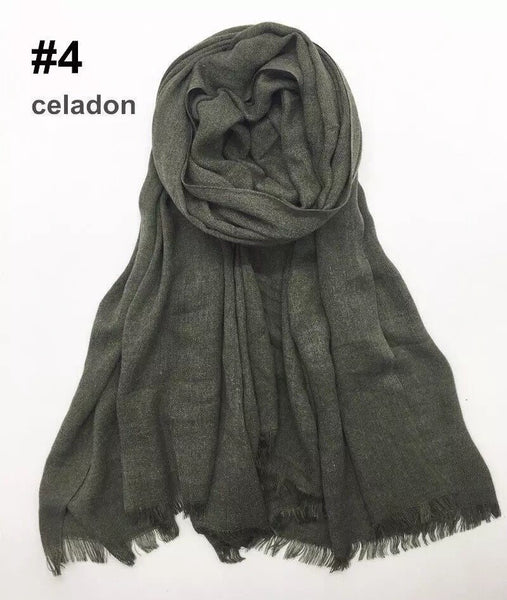 Maryam’s Diamond Style Plain Pashmina Hijab
