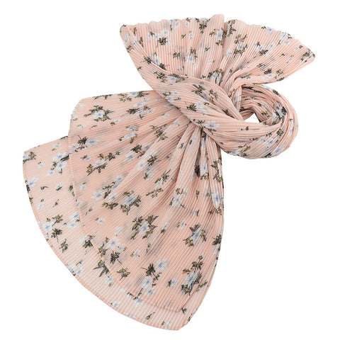 Maryam’s Diamond Style Premium Printed Pleated Chiffon Hijab