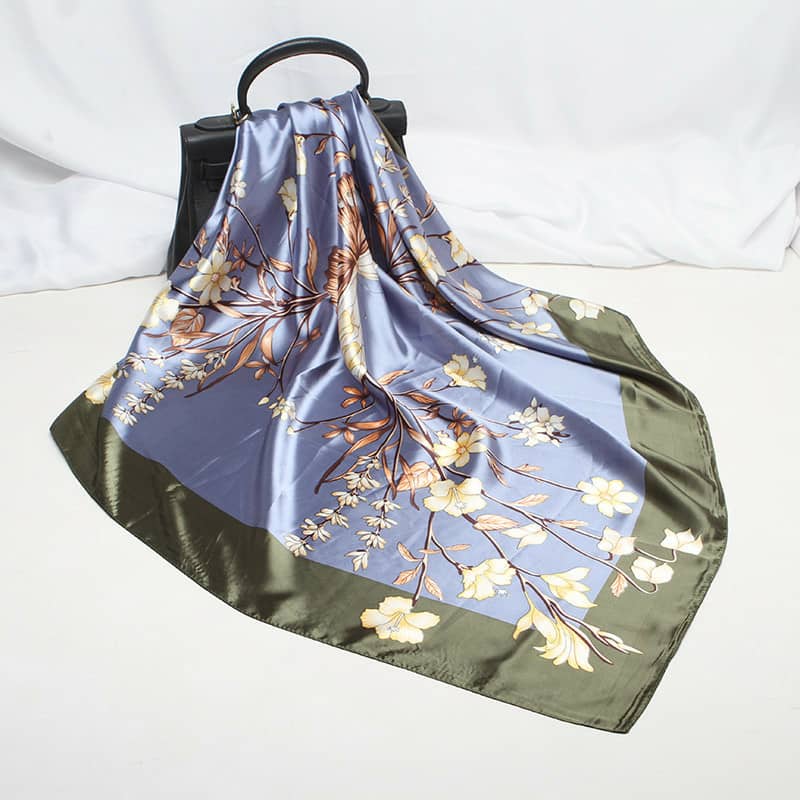 Maryam’s Diamond Style Silk Polyester Printed Shawl/Hijab