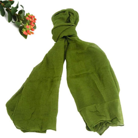 Maryam's Diamond Style Plain Pure Colour Viscose Soft Hijab/Shawl