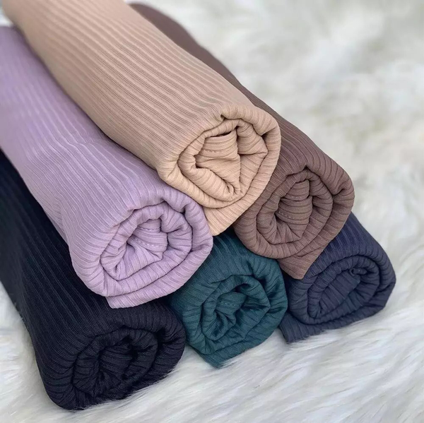 Maryam’s Diamond Style Premium Ribbed Jersey Hijab/Shawl