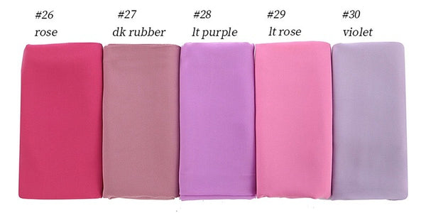 Maryam's Diamond Style Georgette Soft Chiffon Scarf/Hijab