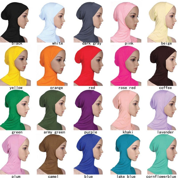 Maryam's Diamond Style Full Cover Inner Hijab Cap Neck Head Bonnet