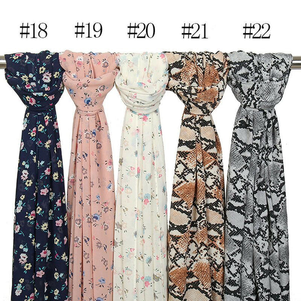 Maryam’s Diamond Style Printed Chiffon Hijab