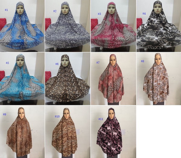 Maryam's Essential Long Printed Khimar Hijab