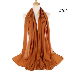 Maryam's Diamond Style Georgette Soft Chiffon Scarf/Hijab